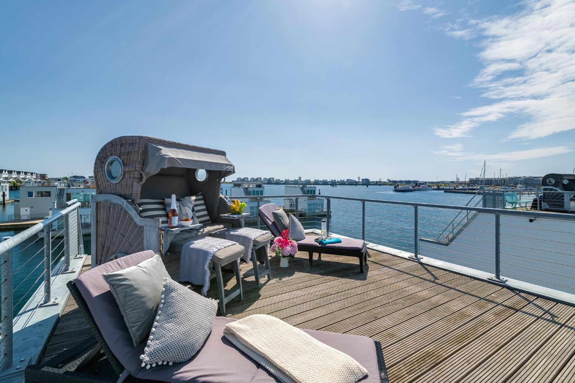 Triton: Meerblick, Sauna, Dachterrasse Olpenitz Kültér fotó