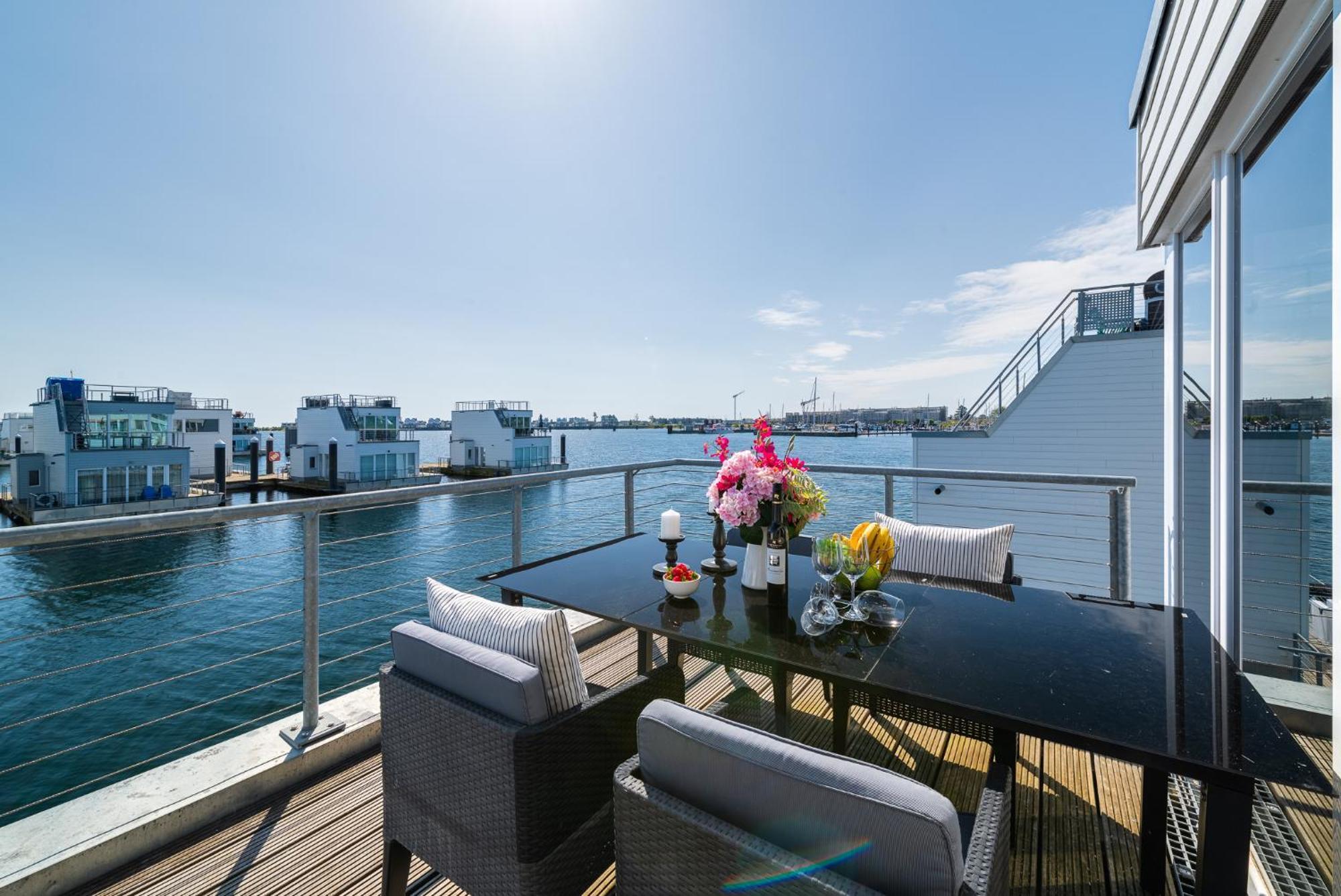 Triton: Meerblick, Sauna, Dachterrasse Olpenitz Kültér fotó