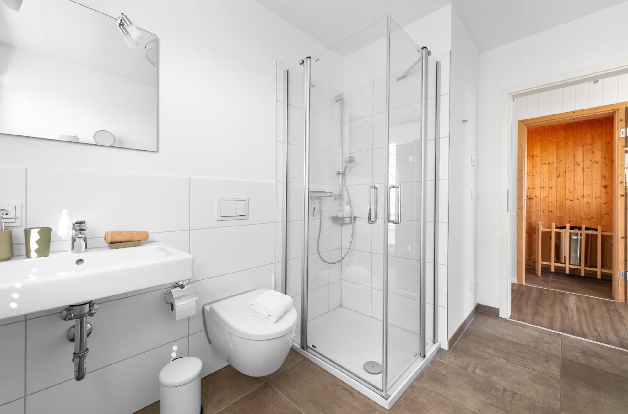 Triton: Meerblick, Sauna, Dachterrasse Olpenitz Kültér fotó