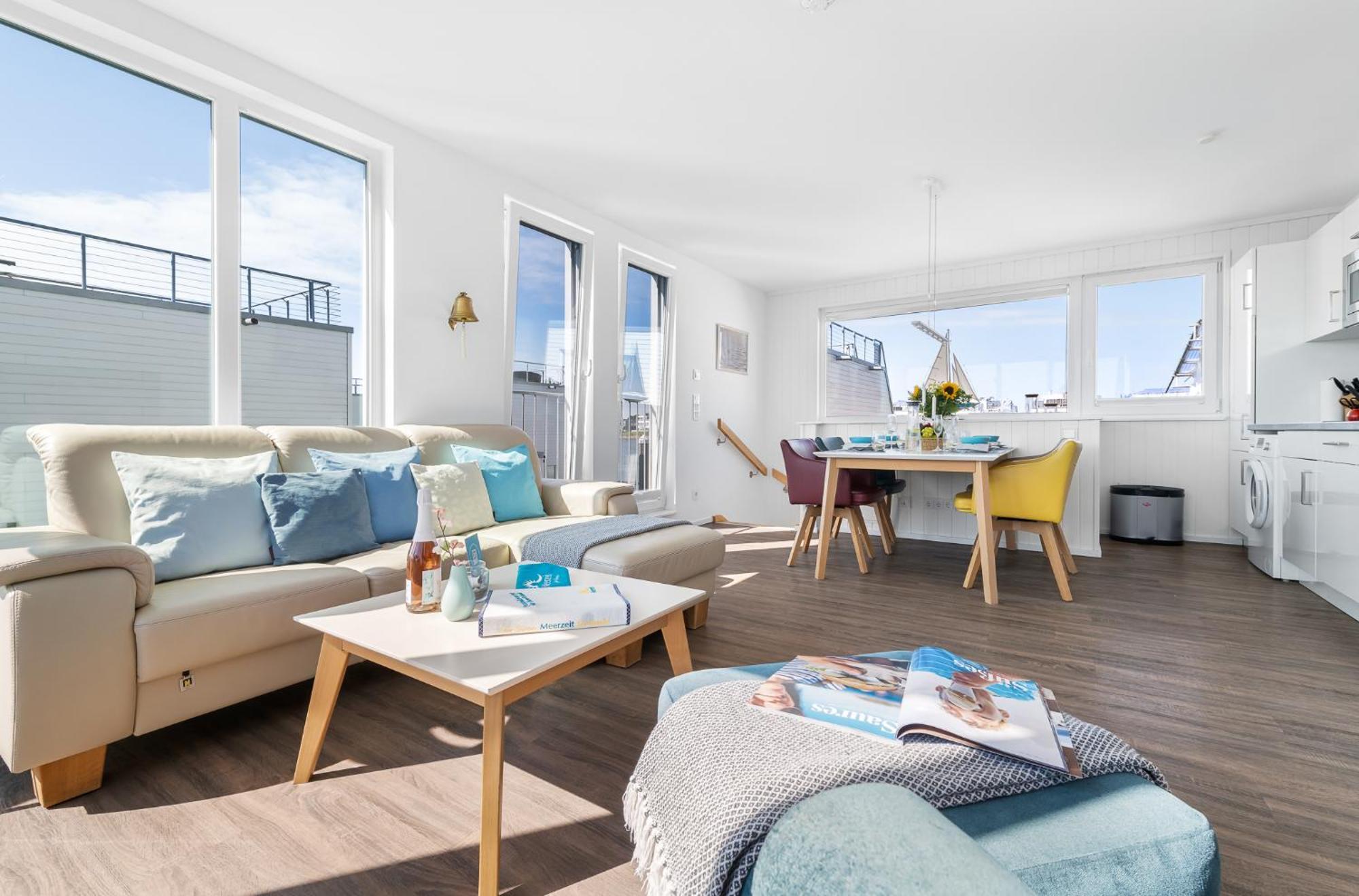 Triton: Meerblick, Sauna, Dachterrasse Olpenitz Kültér fotó