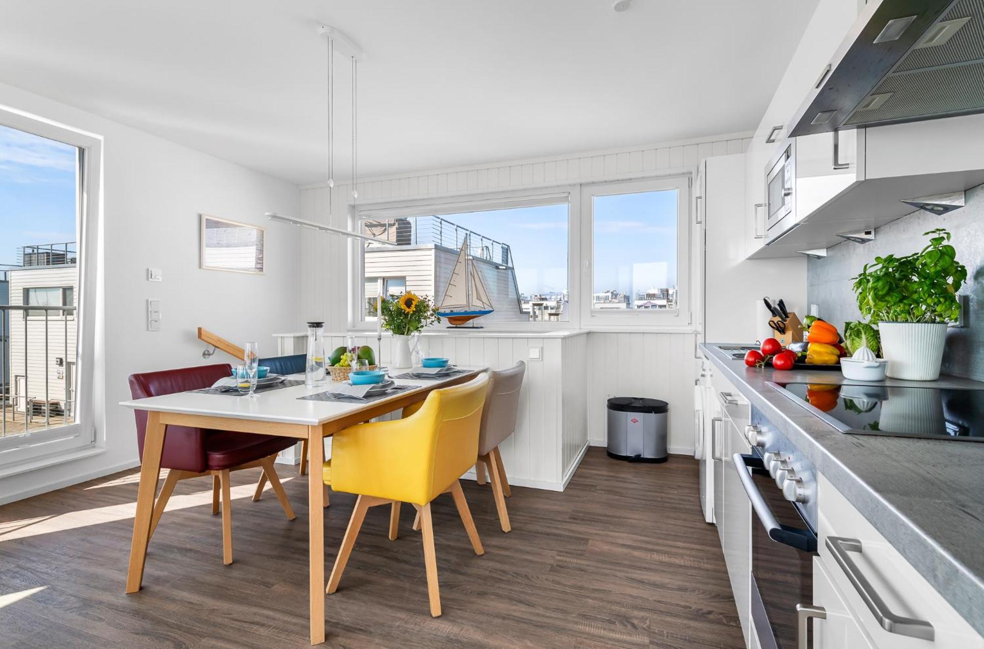 Triton: Meerblick, Sauna, Dachterrasse Olpenitz Kültér fotó